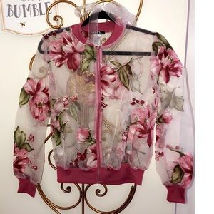 CLEO | Mesh Zip-up Jacket | Medium